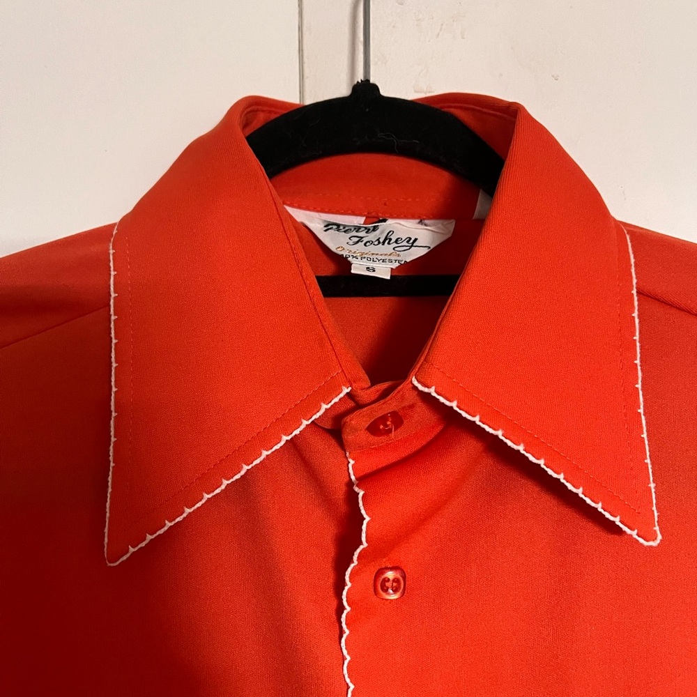 Vintage orange button down